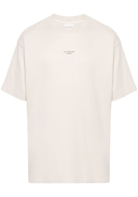 T-shirt le t-shirt slogan in beige Drole de monsieur - uomo DROLE DE MONSIEUR | PERMTS202CO002MT
